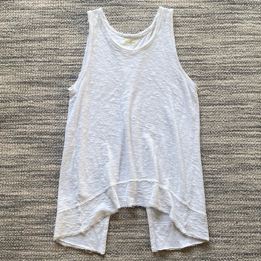 Open Back Towel Tank Top